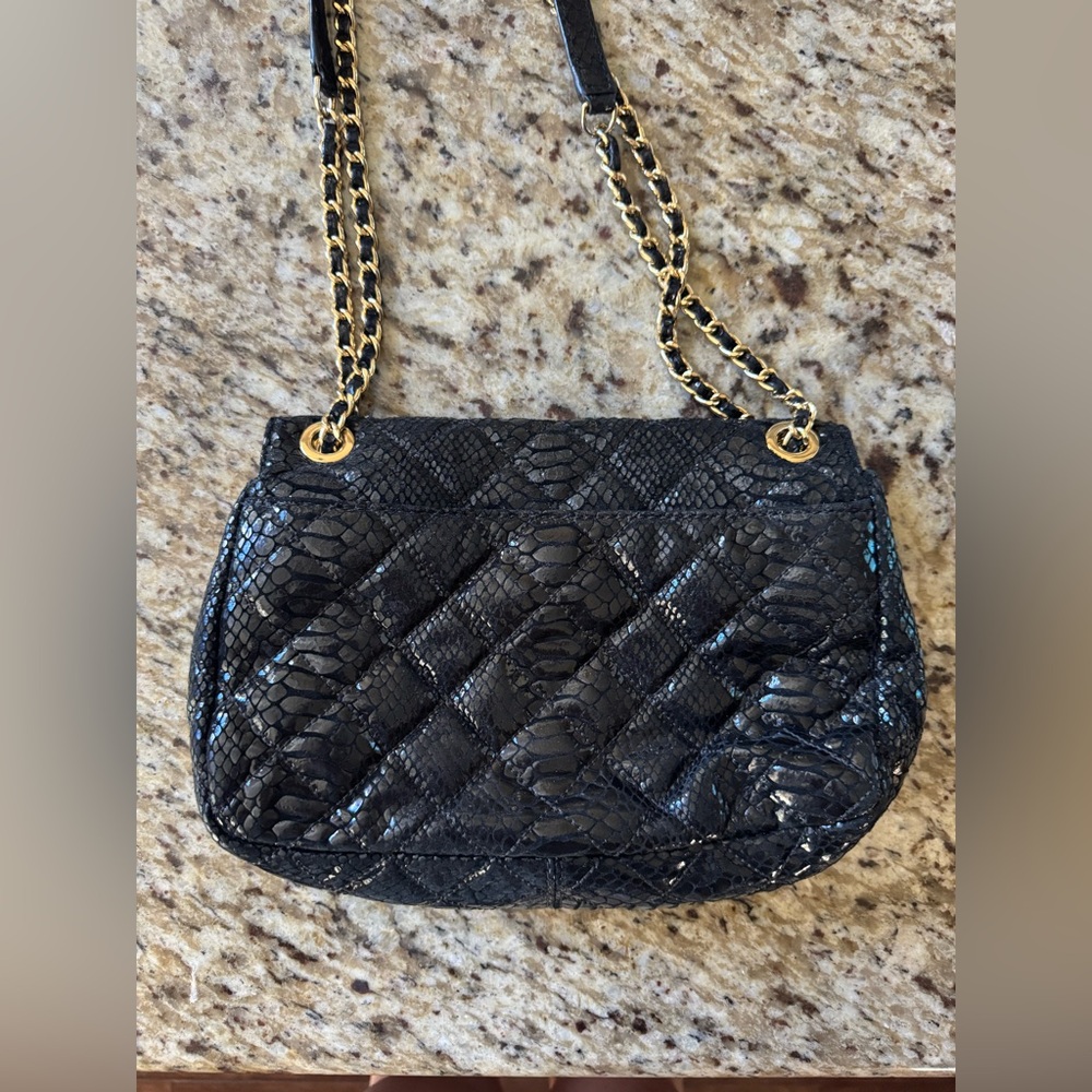 Michael Kors Sloan Python Large Chain Shoulder Bag - image 2